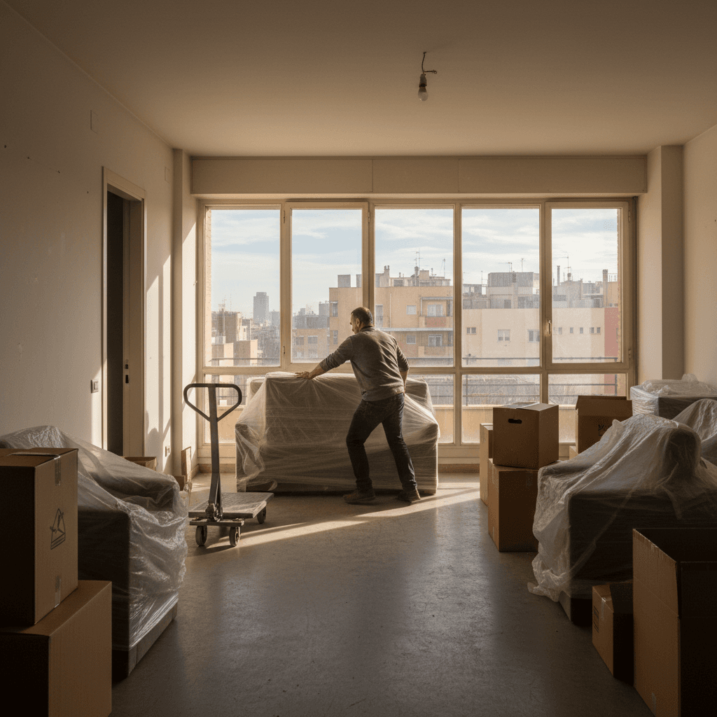 Vaciado profesional de vivienda en Barcelona